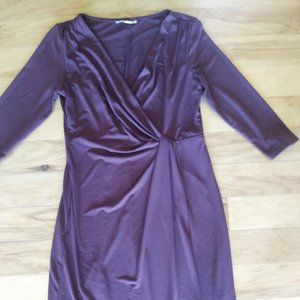 Cold water Creek Maroon dress